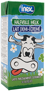 LAIT DEMI ENTIER,12X1 LITRE BRIQUE,PRIX/CARTON,LIVRAISON/CONTENEUR